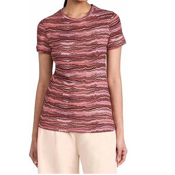Ulla Johnson Estelle T-Shirt in Purple Sapphire, Size Medium - Picture 1 of 8